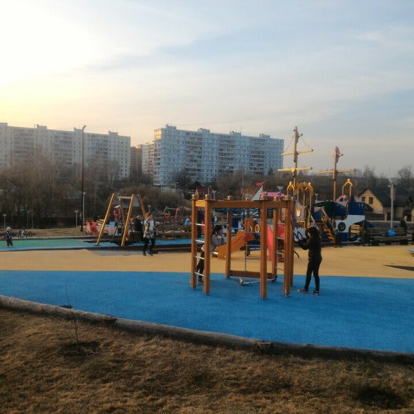 Парк ручеек в марушкино