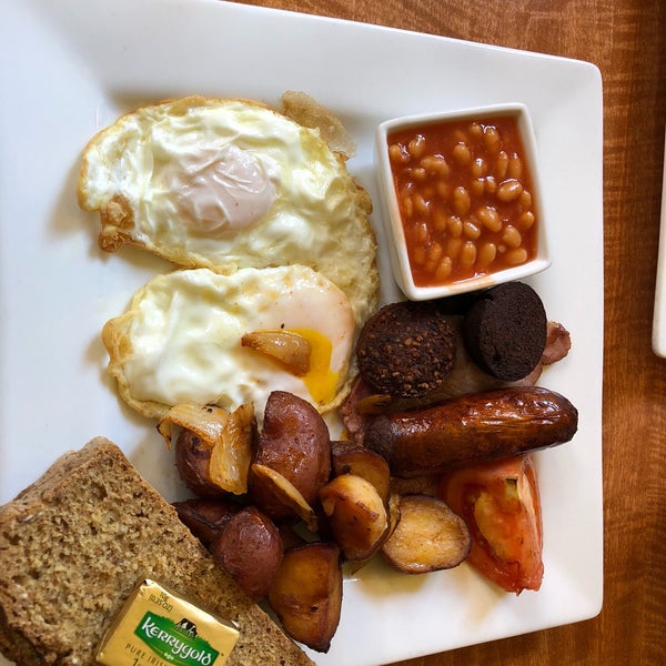 Enjoyed a half Irish breakfast. Energy filled meal to start the day.