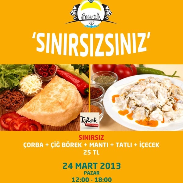 3/24/2013にSelen Ö.がTörek Mantı ve Çiğ Börekで撮った写真