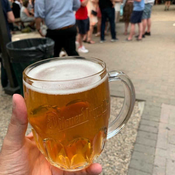 Photo taken at Bohemian Hall &amp; Beer Garden by Tom M. on 6/29/2019
