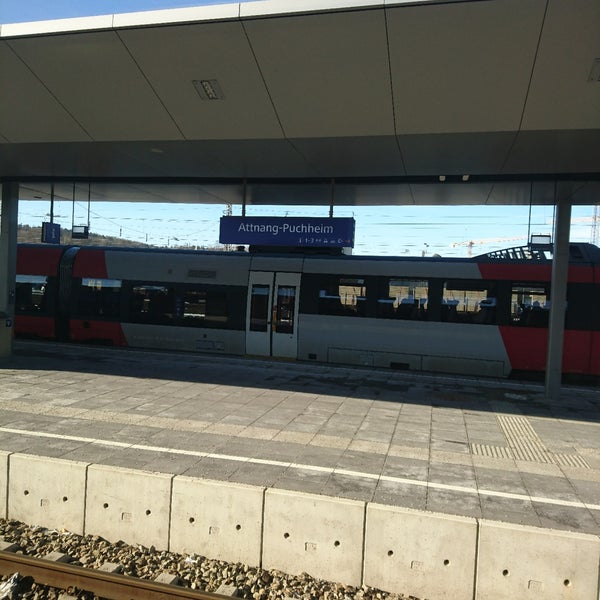 Photo taken at Bahnhof Attnang-Puchheim by Fatih A. on 1/16/2019