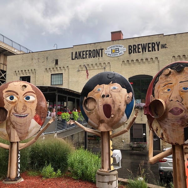 Photo taken at Lakefront Brewery by Scott B. on 8/20/2022
