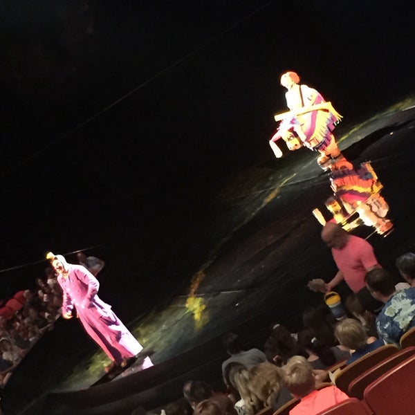 Photo taken at La Nouba by Cirque du Soleil by Erika M. on 8/5/2016
