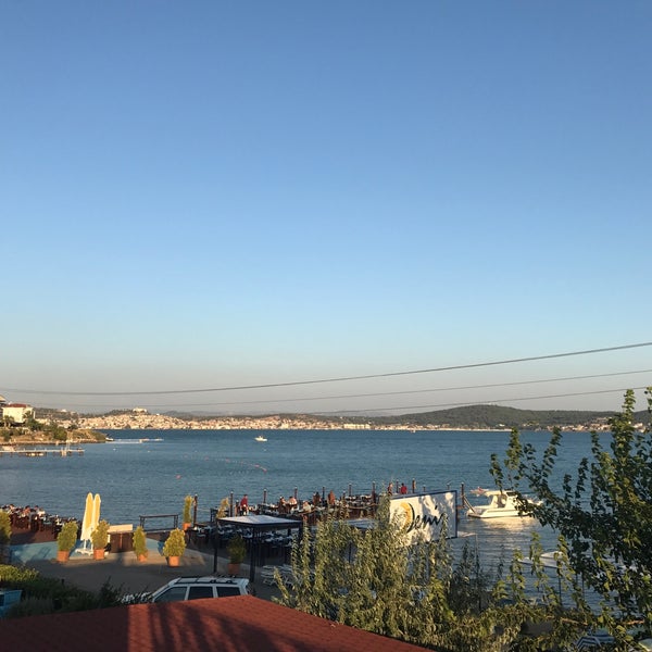 Photo taken at Hotel Deniz Cunda by …. on 7/21/2017