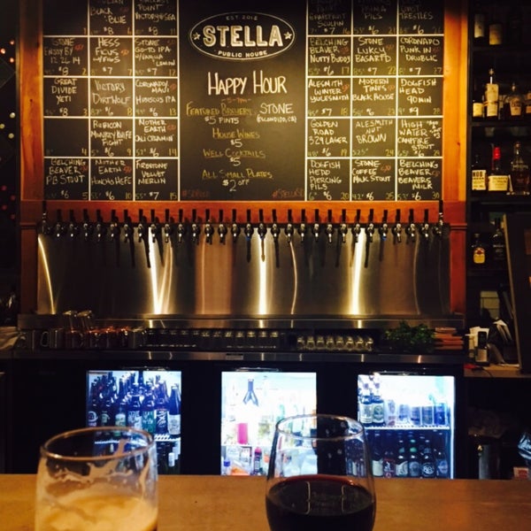 Photo taken at Stella Public House by Leila P. on 12/23/2014