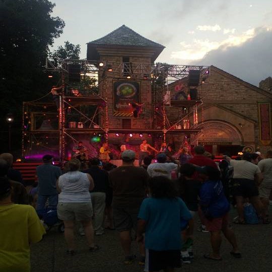 Photo taken at Abbey Stone Theatre - Busch Gardens by patrick s. on 7/25/2013