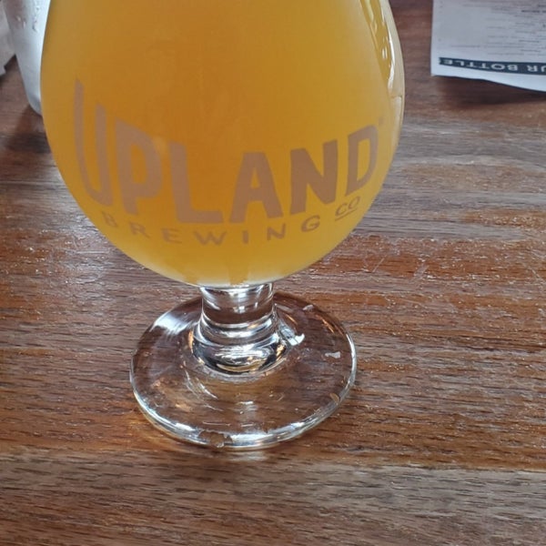 Photo taken at Upland Brewing Company Brew Pub by Jeff G. on 9/11/2020