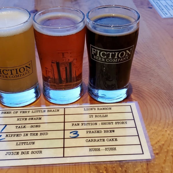 Photo taken at Fiction Beer Company by Jeff G. on 8/29/2021
