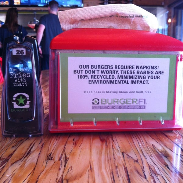 Photo taken at BurgerFi by Malcolm T. on 2/16/2013