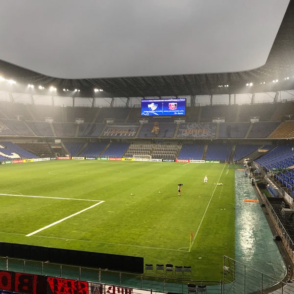 Photo taken at Ulsan Munsu Football Stadium by おさかな on 6/26/2019
