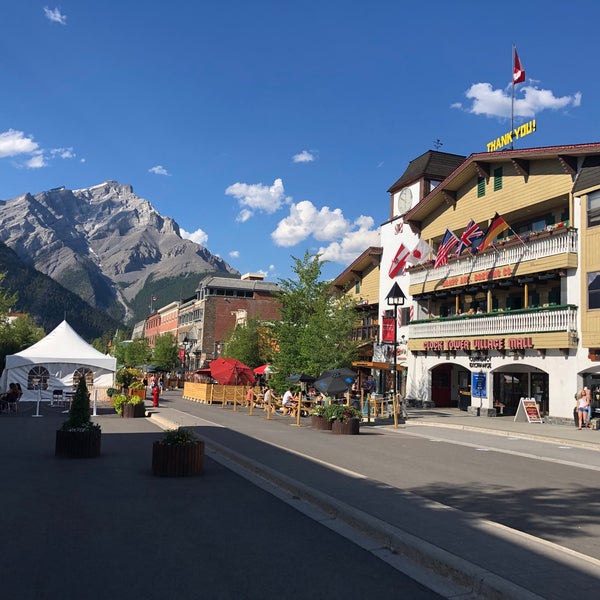 Photo taken at Town of Banff by Lenka J. on 7/29/2020