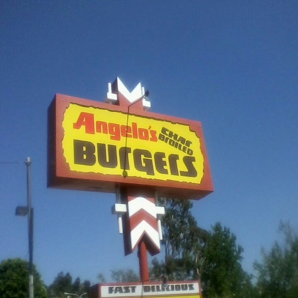 Photo taken at Angelo&#39;s Burgers by Frank C. on 5/29/2014