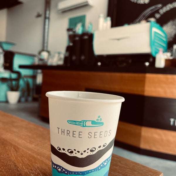 Photo taken at Three Seeds Coffee by Mishaal 🦅💙 on 10/16/2021