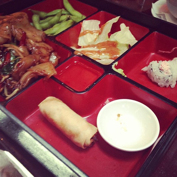 Photo taken at Zenna Thai &amp; Japanese by Dallas Food N. on 7/23/2013