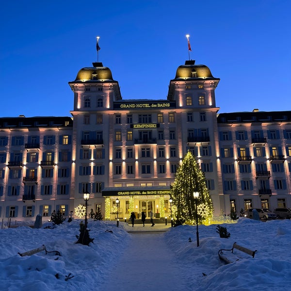 1/19/2022에 Gabor K.님이 Kempinski Grand Hotel des Bains에서 찍은 사진