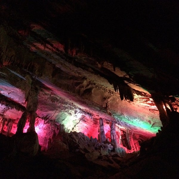 Photo taken at Penn&#39;s Cave by Veronica D. on 5/3/2015