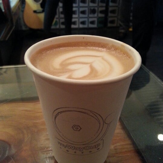 Photo taken at MyWayCup Coffee by Veronica D. on 1/16/2013
