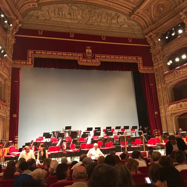 Photo taken at Teatro Massimo Bellini by Erika I. on 6/15/2018