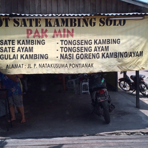 Sate Kambing Solo Pak Min Pontianak Kalimantan Barat