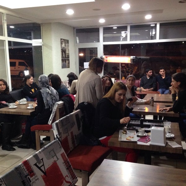 Photo taken at Tarçın Cafe &amp; Patisserie by Karacan K. on 2/26/2014