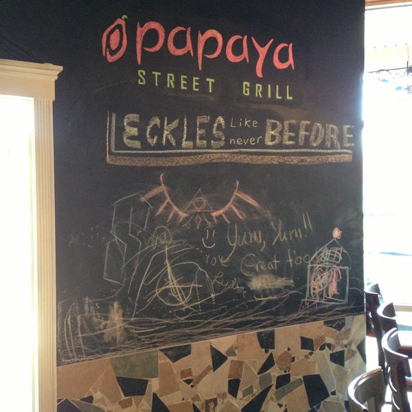 Photo taken at Papaya Street Grill by John B. on 4/22/2013