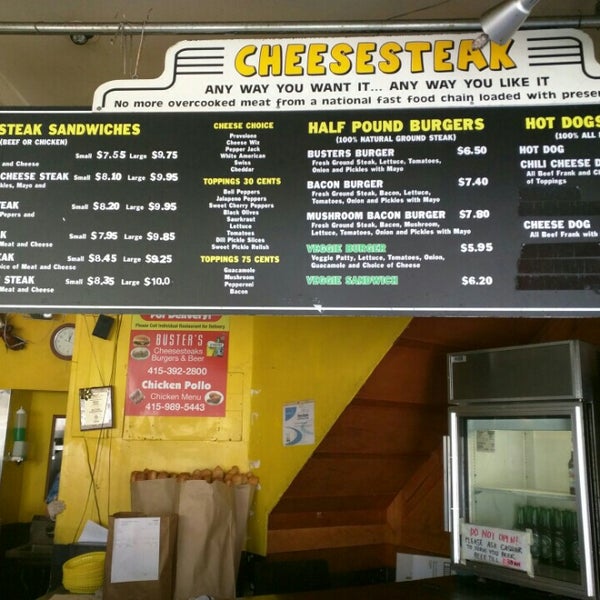 Photo taken at Busters Cheesesteak by Julie P. on 4/28/2015