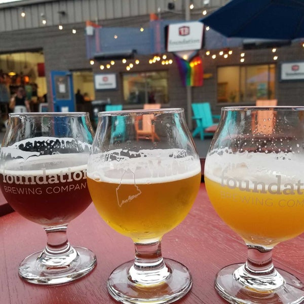Photo taken at Foundation Brewing Company by Matt L. on 9/22/2021