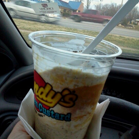 Photo taken at Andy&#39;s Frozen Custard by Ashley D. on 2/6/2013