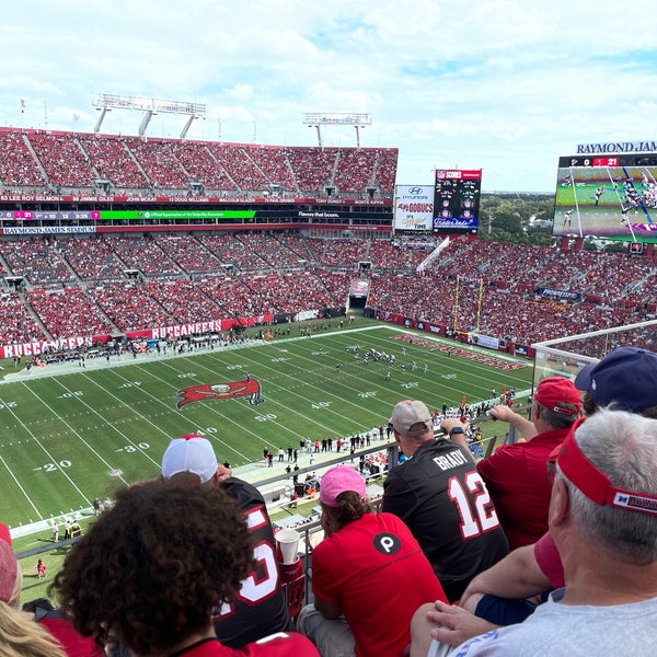 Photo taken at Raymond James Stadium by Mike S. on 10/9/2022