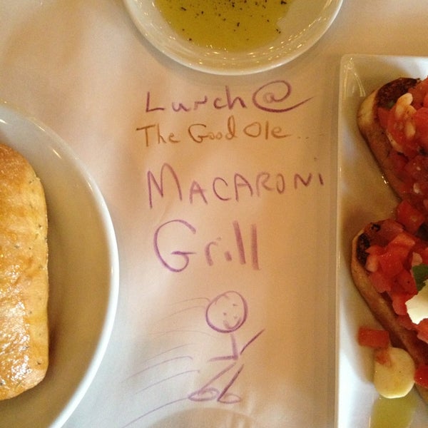 Photo taken at Romano&#39;s Macaroni Grill by Charlie B. on 1/12/2013