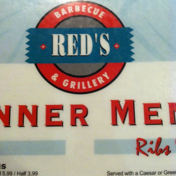 Photo taken at Red&#39;s Barbecue &amp; Grillery by Chris T. on 1/17/2013