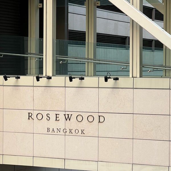 Photo taken at Rosewood Bangkok by Dan on 3/3/2022