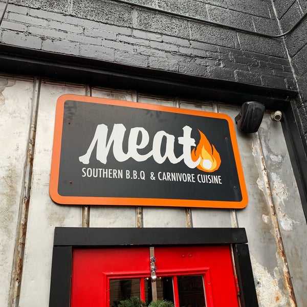 Foto diambil di Meat. Southern B.B.Q. &amp; Carnivore Cuisine oleh Josh M. pada 12/22/2018
