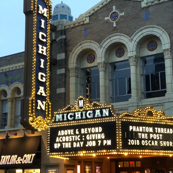 รูปภาพถ่ายที่ Michigan Theater โดย Eddy G. เมื่อ 2/21/2018