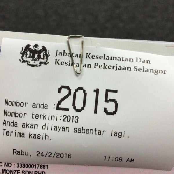 Photos à Jabatan Keselamatan & Kesihatan Pekerjaan Selangor - Bureau