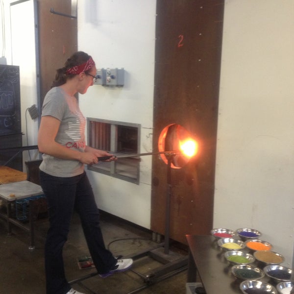 Photo taken at Pittsburgh Glass Center by Ashley Y. on 4/28/2013