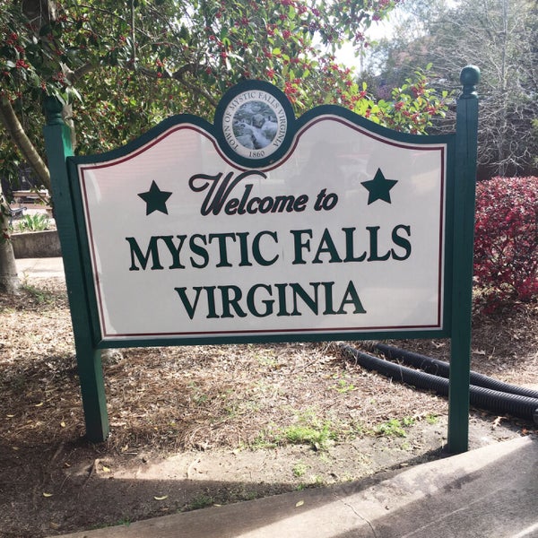wallpapers Welcome To Mystic Falls Sign photos at mystic falls covington ga