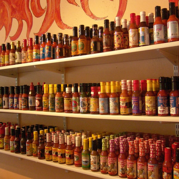 Check out their hot sauces!  So many kinds!
