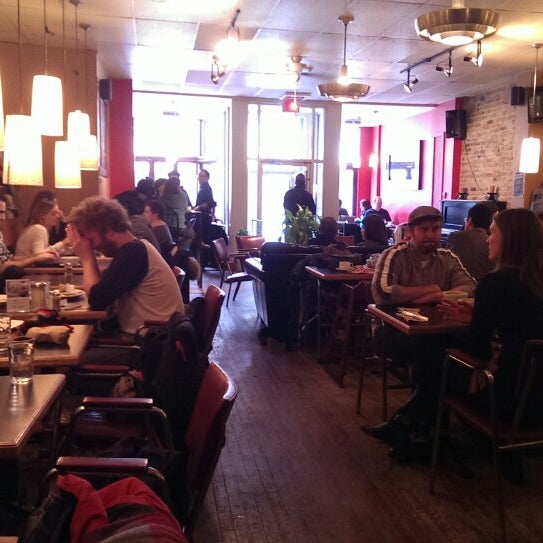Photo taken at Café Lézard by Eric M. on 3/30/2014