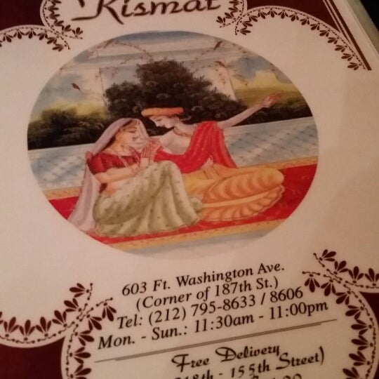 Photo taken at Kismat Indian Restaurant by Doug L. on 6/7/2014