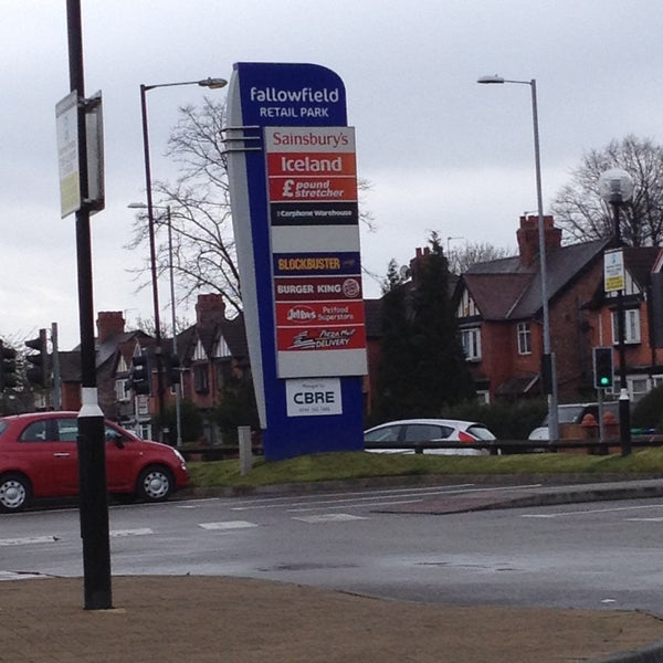 Fallowfield retail park Levenshulme Manchester, Greater Manchester