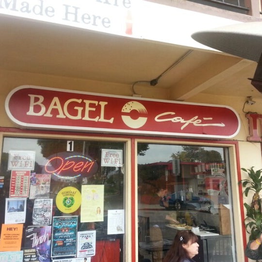 Photo taken at Bagel Cafe by Patrick A. on 2/2/2013