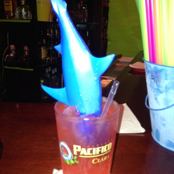 The Shark Attack drink!  Delicious!