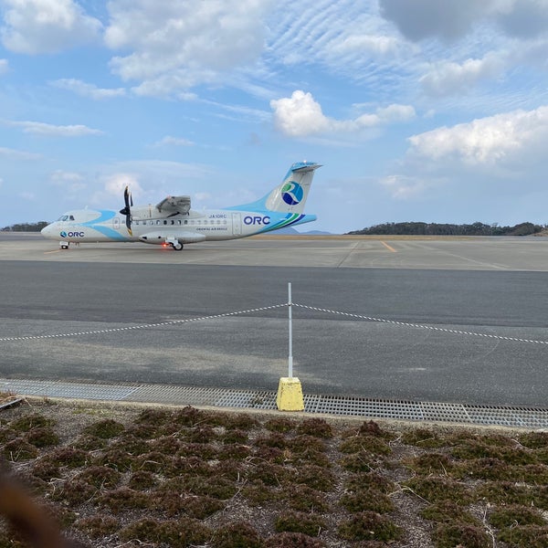 Photo taken at Tsushima Yamaneko Airport (TSJ) by T田 on 1/5/2024