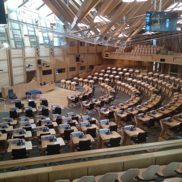 Photo taken at Scottish Parliament by Sanyi S. on 7/30/2019