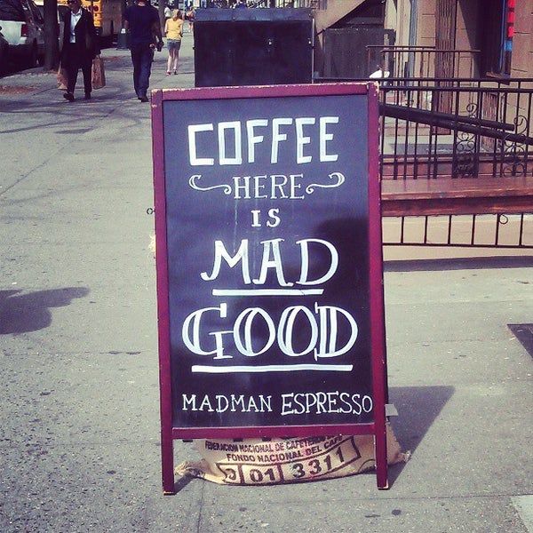 Photo taken at Madman Espresso by Simon W. on 4/9/2013