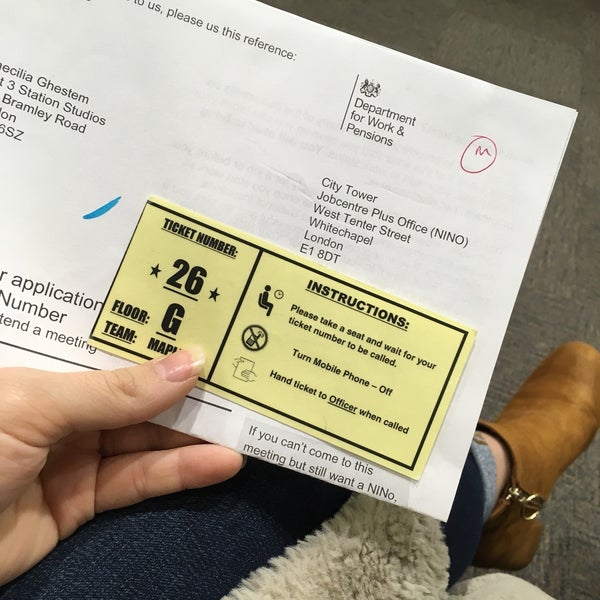 Jobcentre Plus Government Building in London