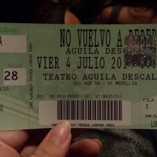 7/5/2014에 Fuly R.님이 Teatro Aguila Descalza에서 찍은 사진