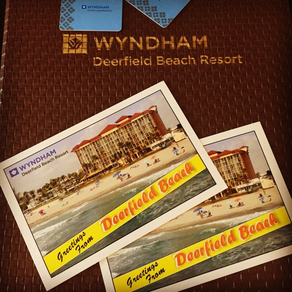 Снимок сделан в Wyndham Deerfield Beach Resort пользователем Roman M. 8/16/2015