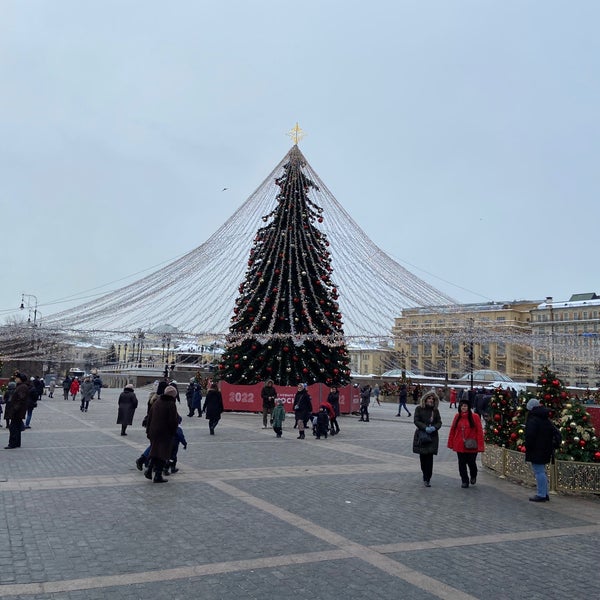 Photo taken at Manezhnaya Square by Roman M. on 1/9/2022